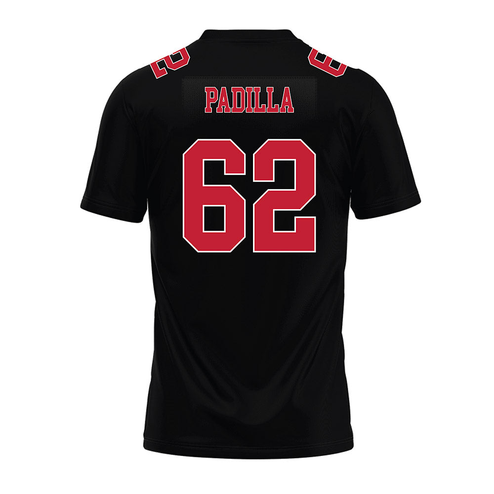 Ohio State - NCAA Football : Josh Padilla - Black Premium Football Jersey