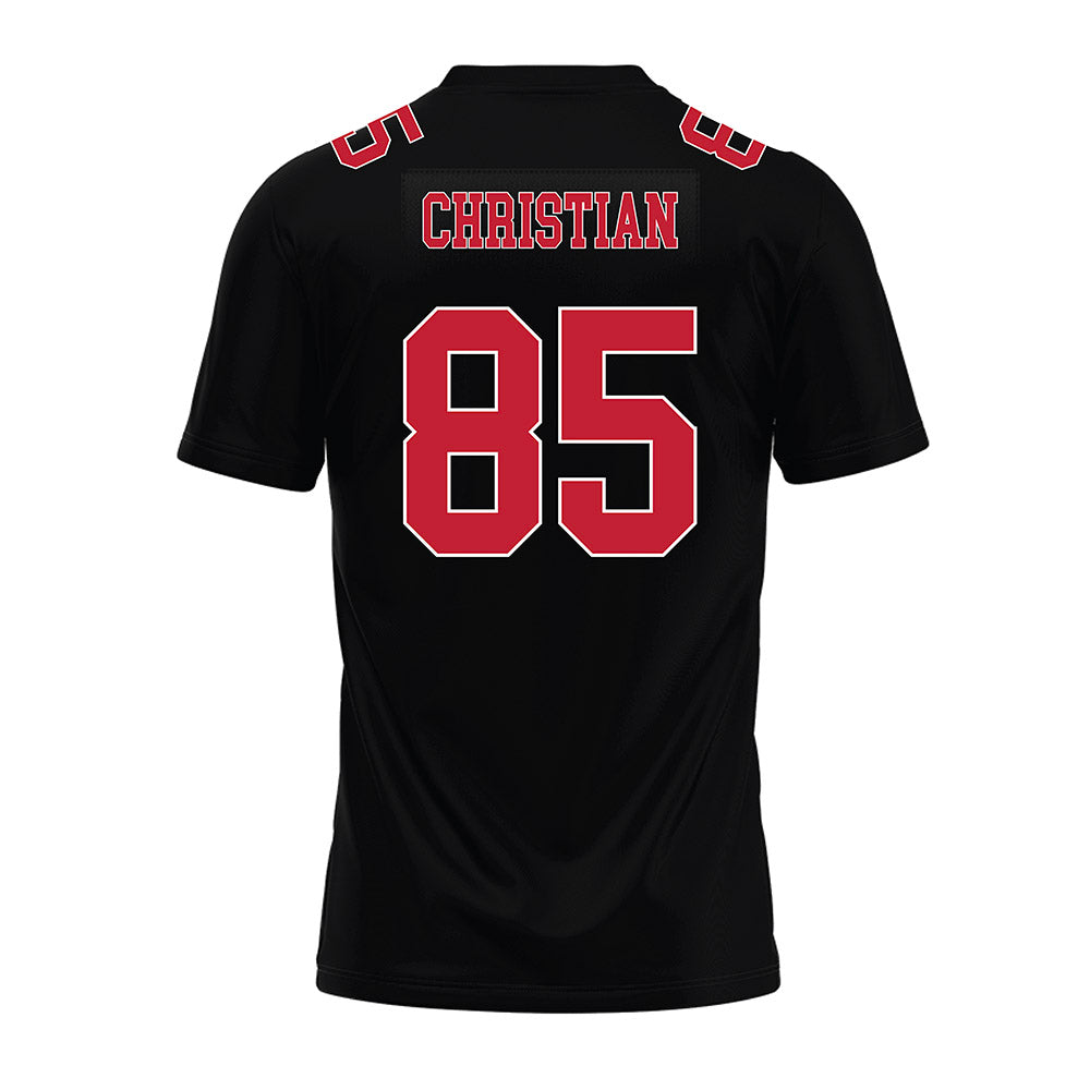 Ohio State - NCAA Football : Bennett Christian - Black Premium Football Jersey