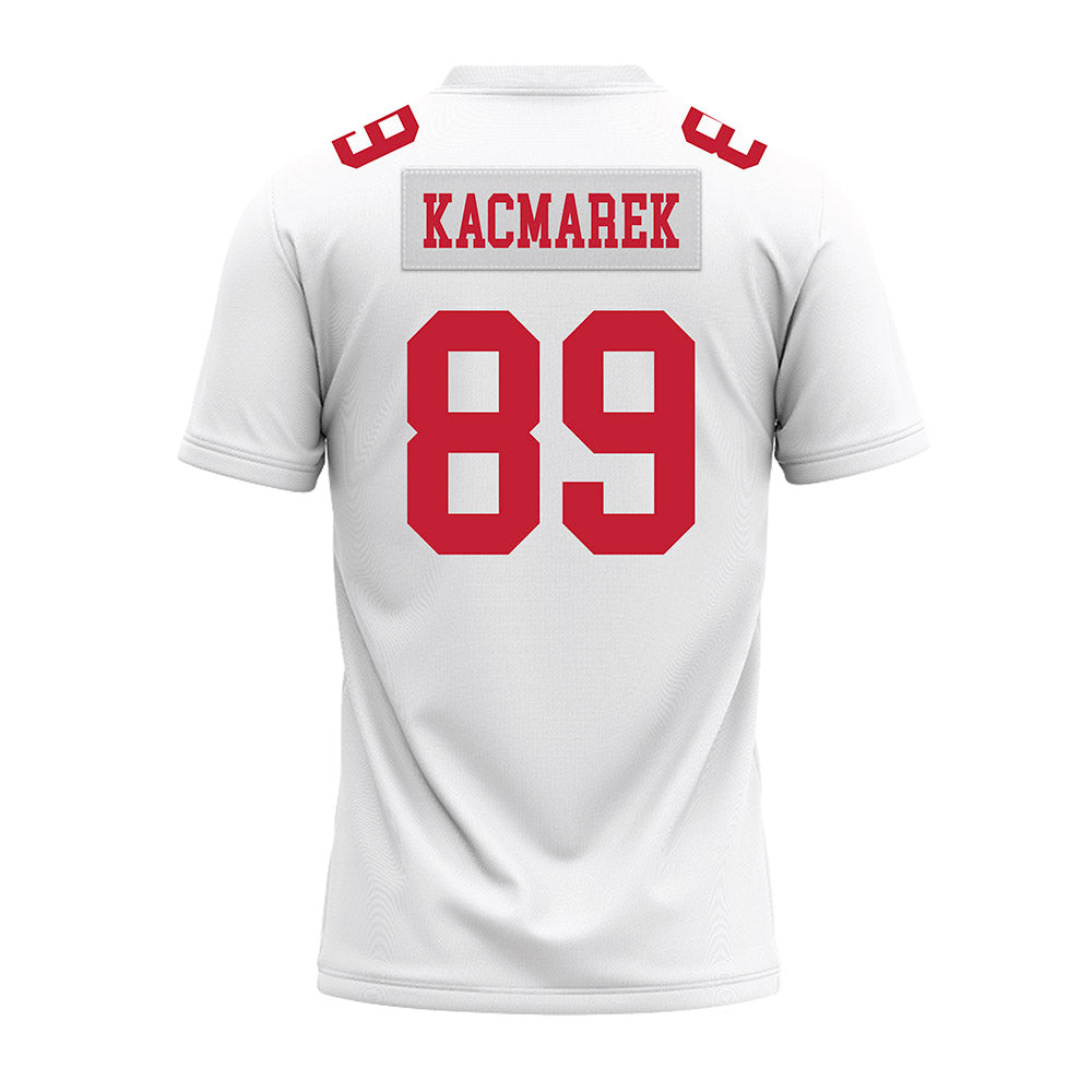Ohio State - NCAA Football : Will Kacmarek - White Premium Football Jersey