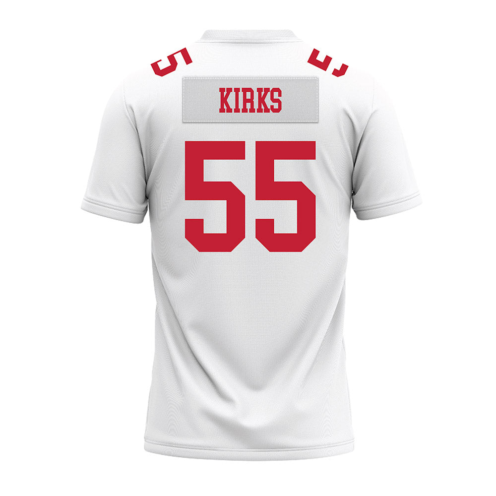 Ohio State - NCAA Football : Dominic Kirks - White Premium Football Jersey-1