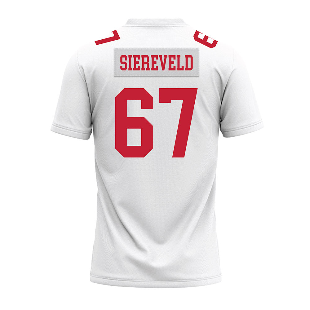 Ohio State - NCAA Football : Austin Siereveld - White Premium Football Jersey