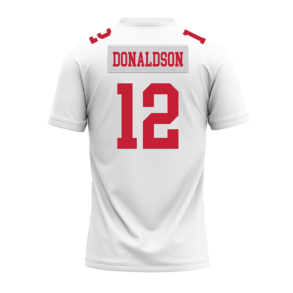 Ohio State - NCAA Football : CJ Donaldson - White Premium Football Jersey-1