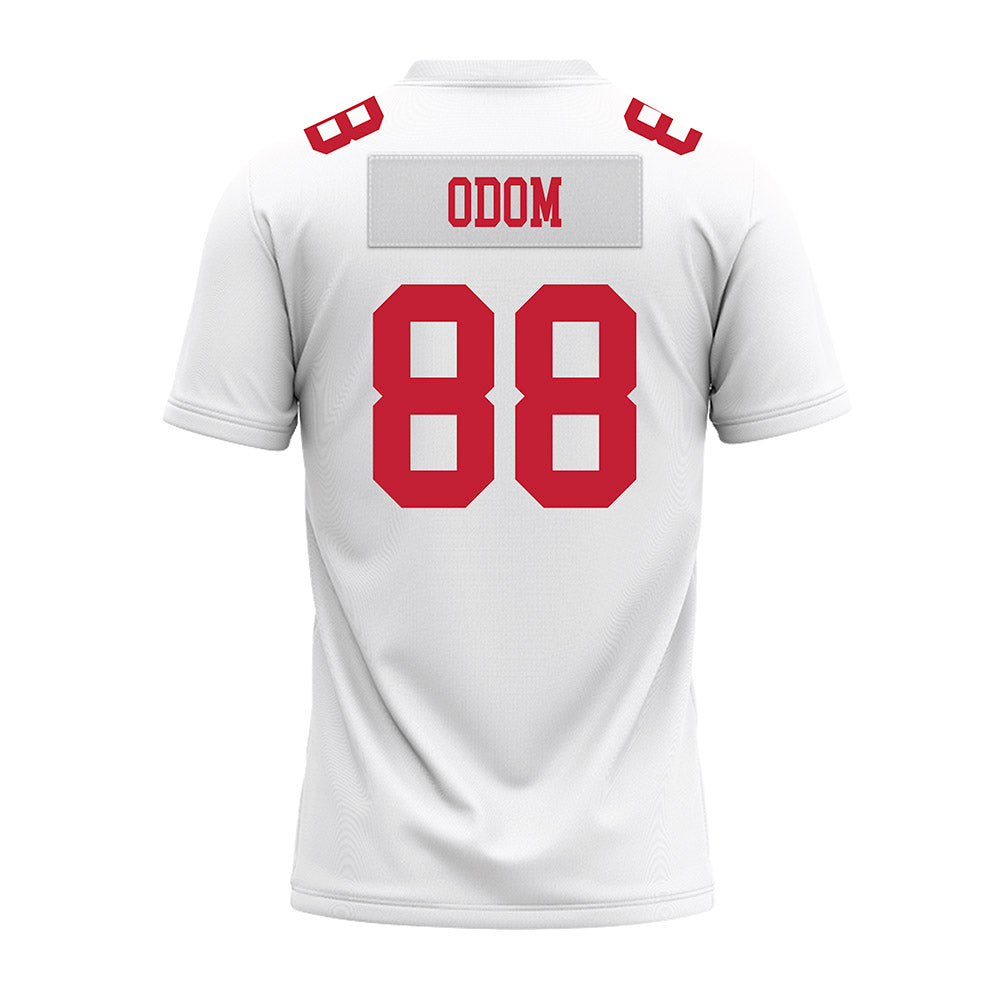 Ohio State - NCAA Football : Trajen Odom - White Premium Football Jersey-1