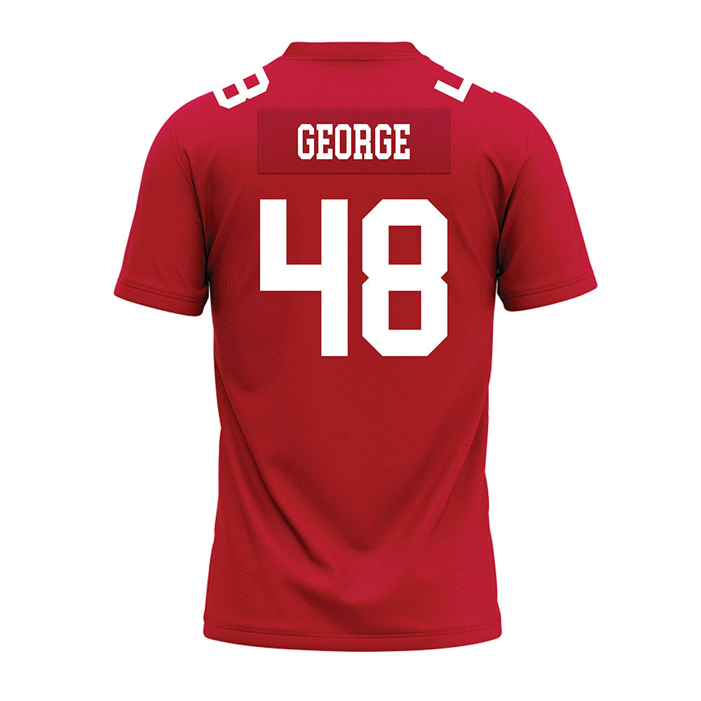 Ohio State - NCAA Football : Logan George - Premium Football Jersey-1