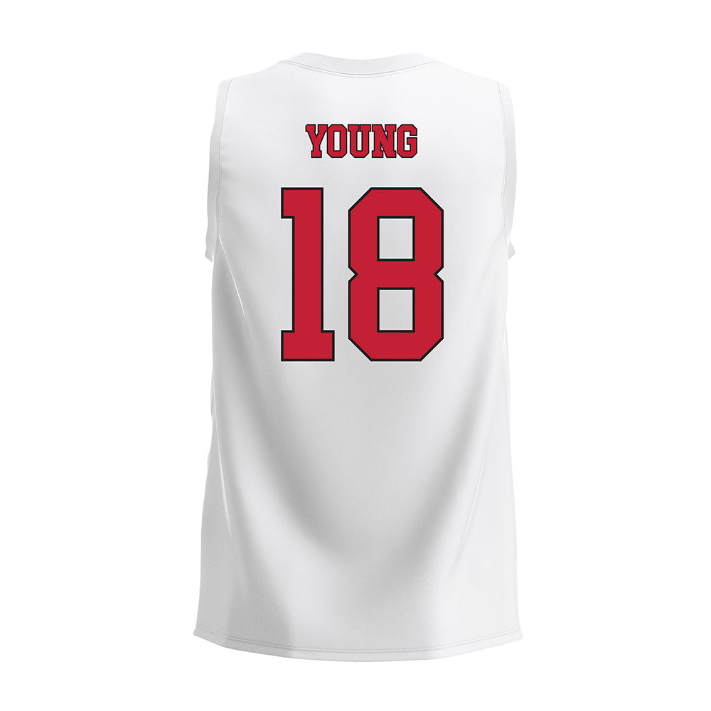 Ohio State - NCAA Men's Volleyball : Cole Young - White Volleyball Jersey