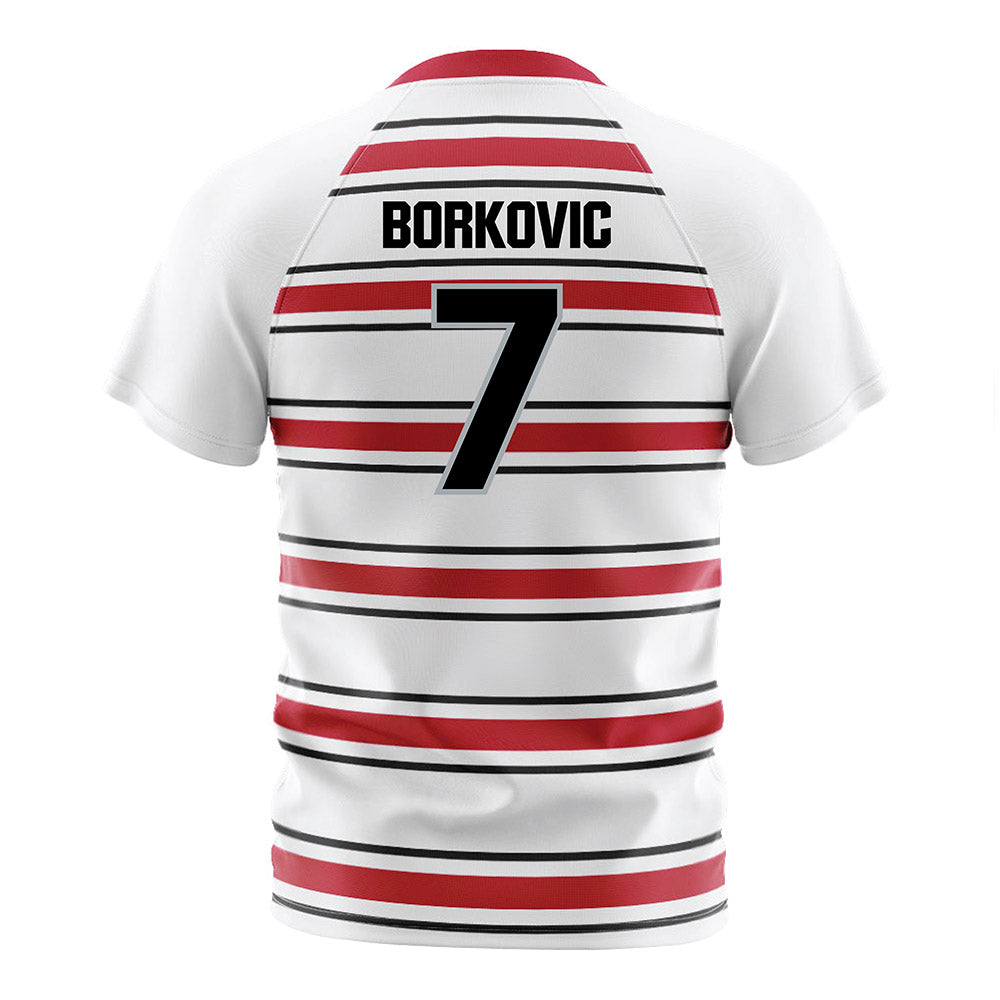 Ohio State - NCAA Men's Soccer : Marko Borkovic - Pin Stripe Soccer Jersey