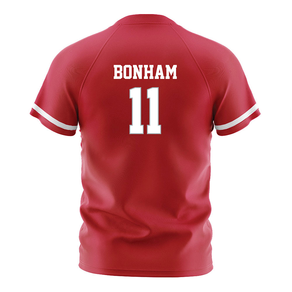 Ohio State - NCAA Women's Soccer : Jacinda Bonham - Red Soccer Jersey-1