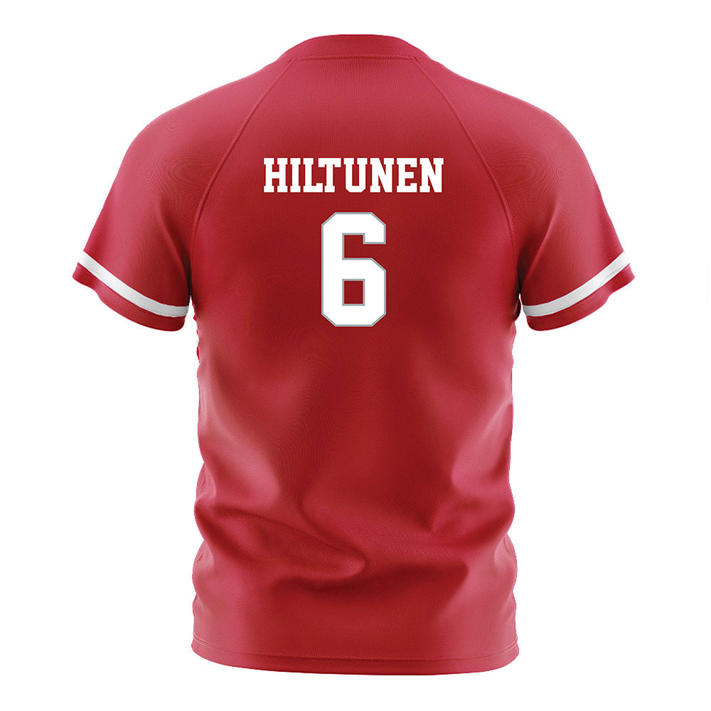 Ohio State - NCAA Women's Soccer : Nette-Nina Hiltunen - Red Soccer Jersey-1