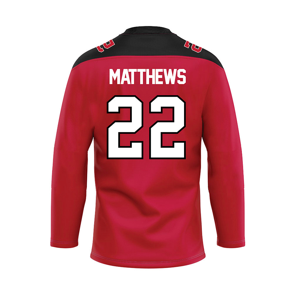 Ohio State - NCAA Women's Ice Hockey : Sloane Matthews - Hockey Jersey-1