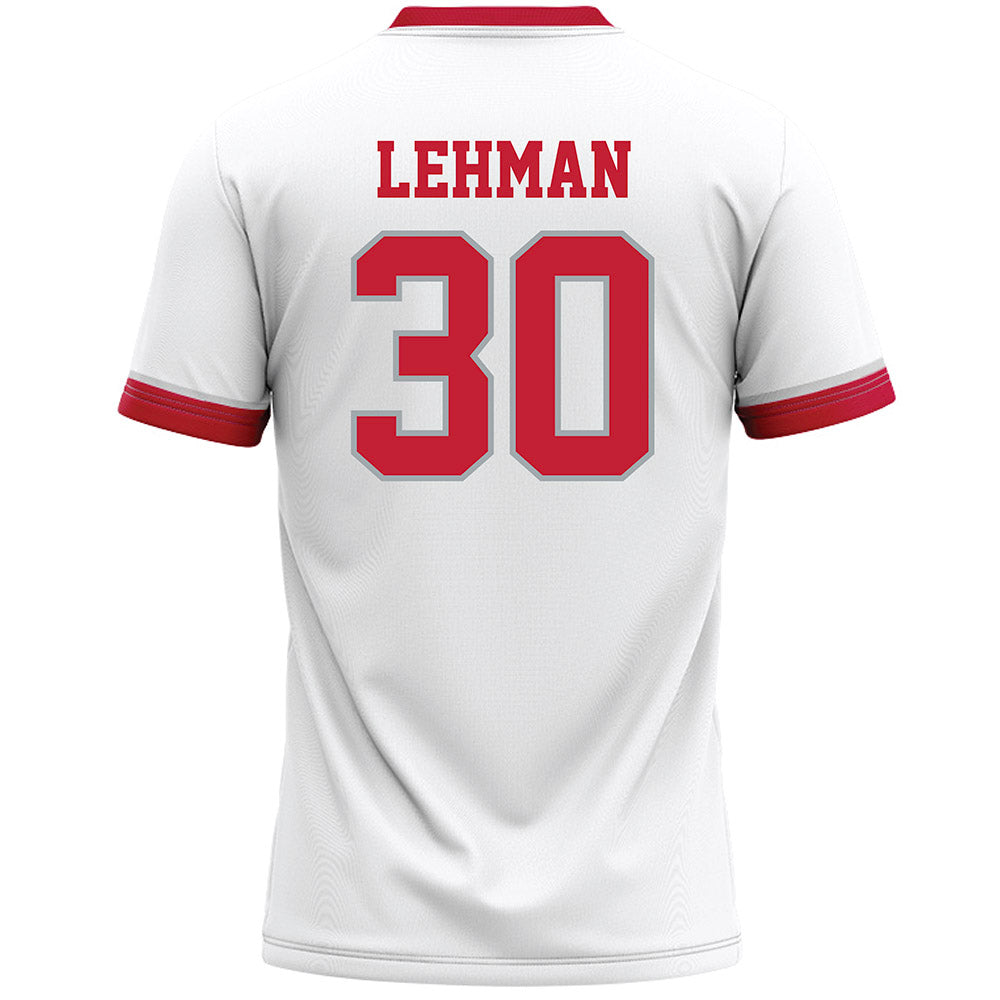 Ohio State - NCAA Men's Lacrosse : Jack Lehman - White Lacrosse Jersey -1