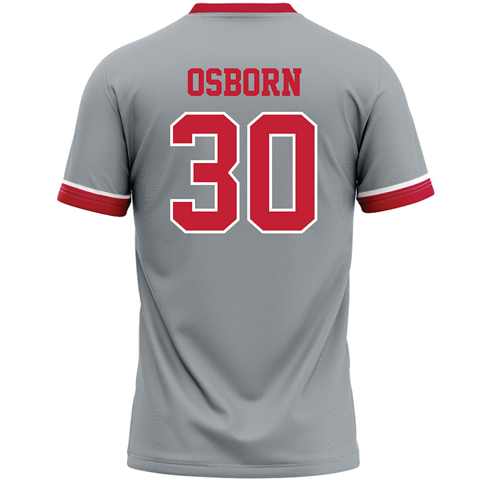 Ohio State - NCAA Women's Lacrosse : Issi Osborn - Grey Lacrosse Jersey -1