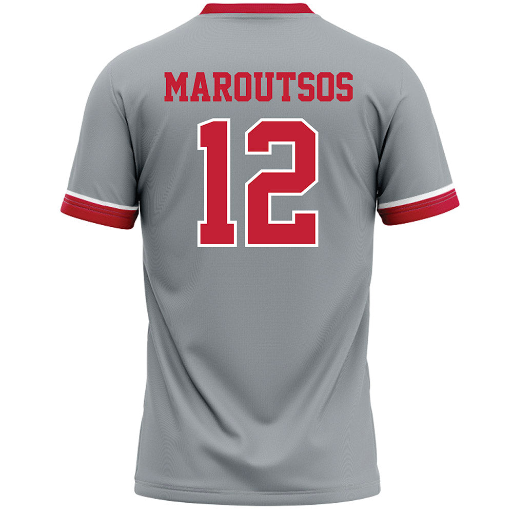 Ohio State - NCAA Women's Lacrosse : Catie Maroutsos - Grey Lacrosse Jersey -1