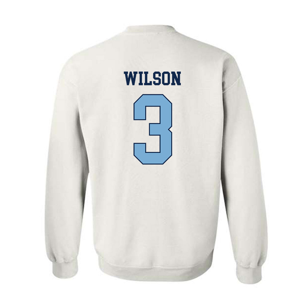 UNC - NCAA Men's Lacrosse : Brevin Wilson - Classic Shersey Crewneck Sweatshirt-1