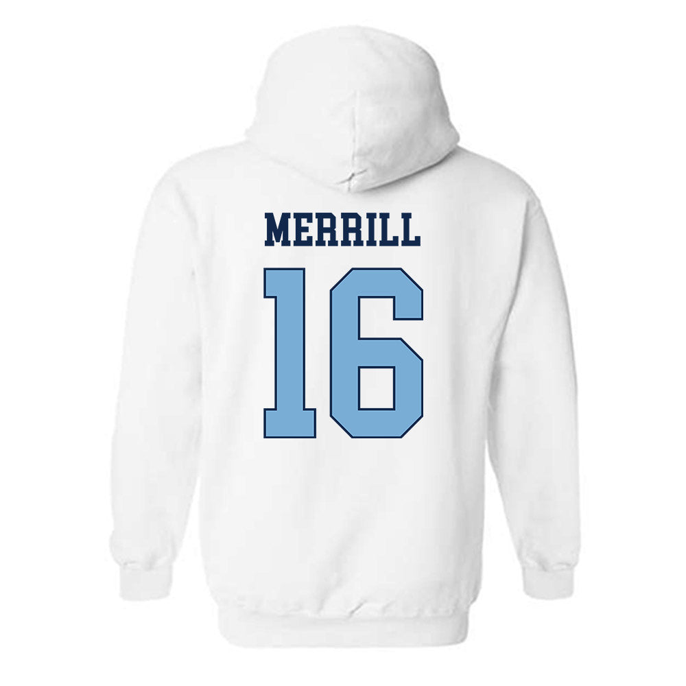 UNC - NCAA Men's Lacrosse : Gary Merrill - Classic Shersey Hooded Sweatshirt-1