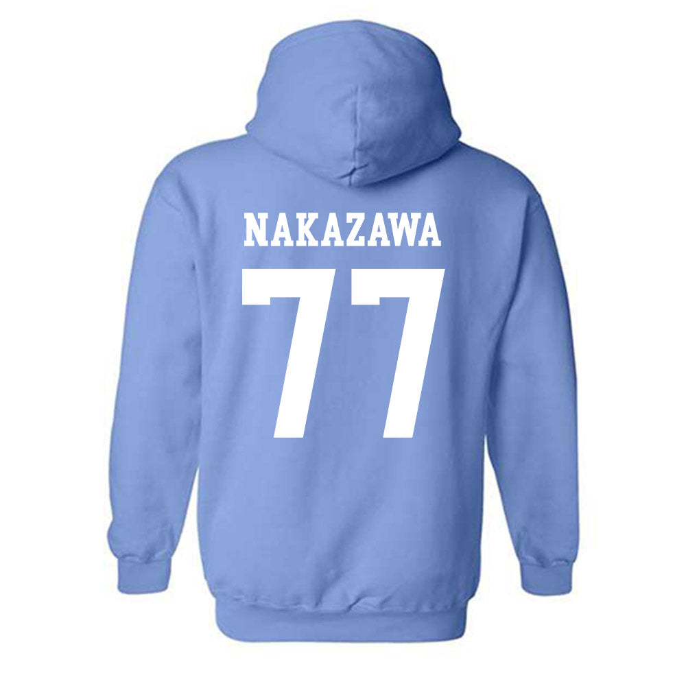 UNC - NCAA Women's Lacrosse : Negai Nakazawa - Classic Shersey Hooded Sweatshirt-1