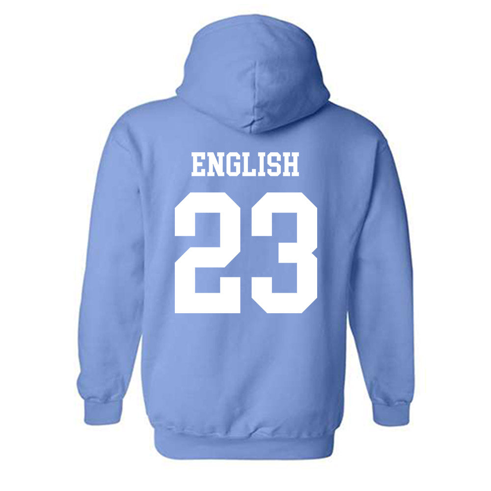 UNC - NCAA Men's Lacrosse : Ty English - Classic Shersey Hooded Sweatshirt