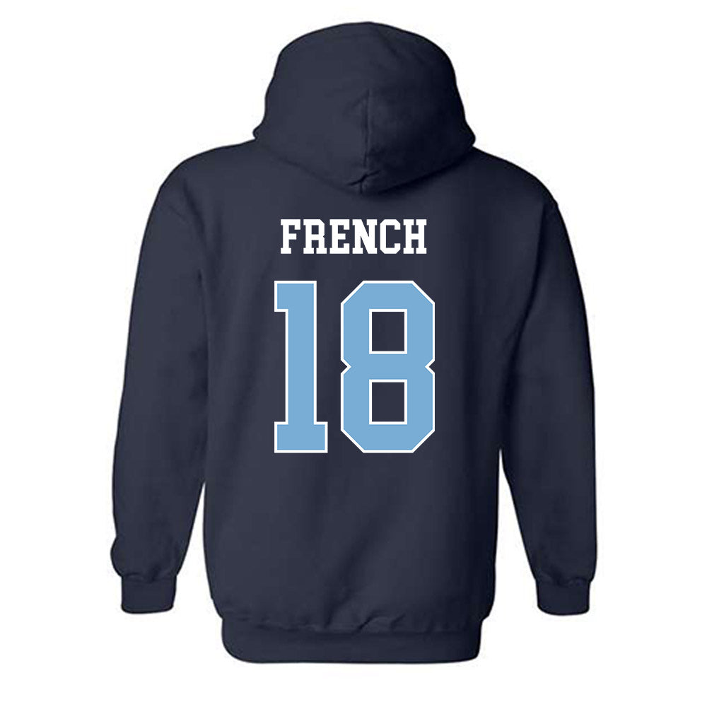 UNC - NCAA Baseball : Carter French - Classic Shersey Hooded Sweatshirt