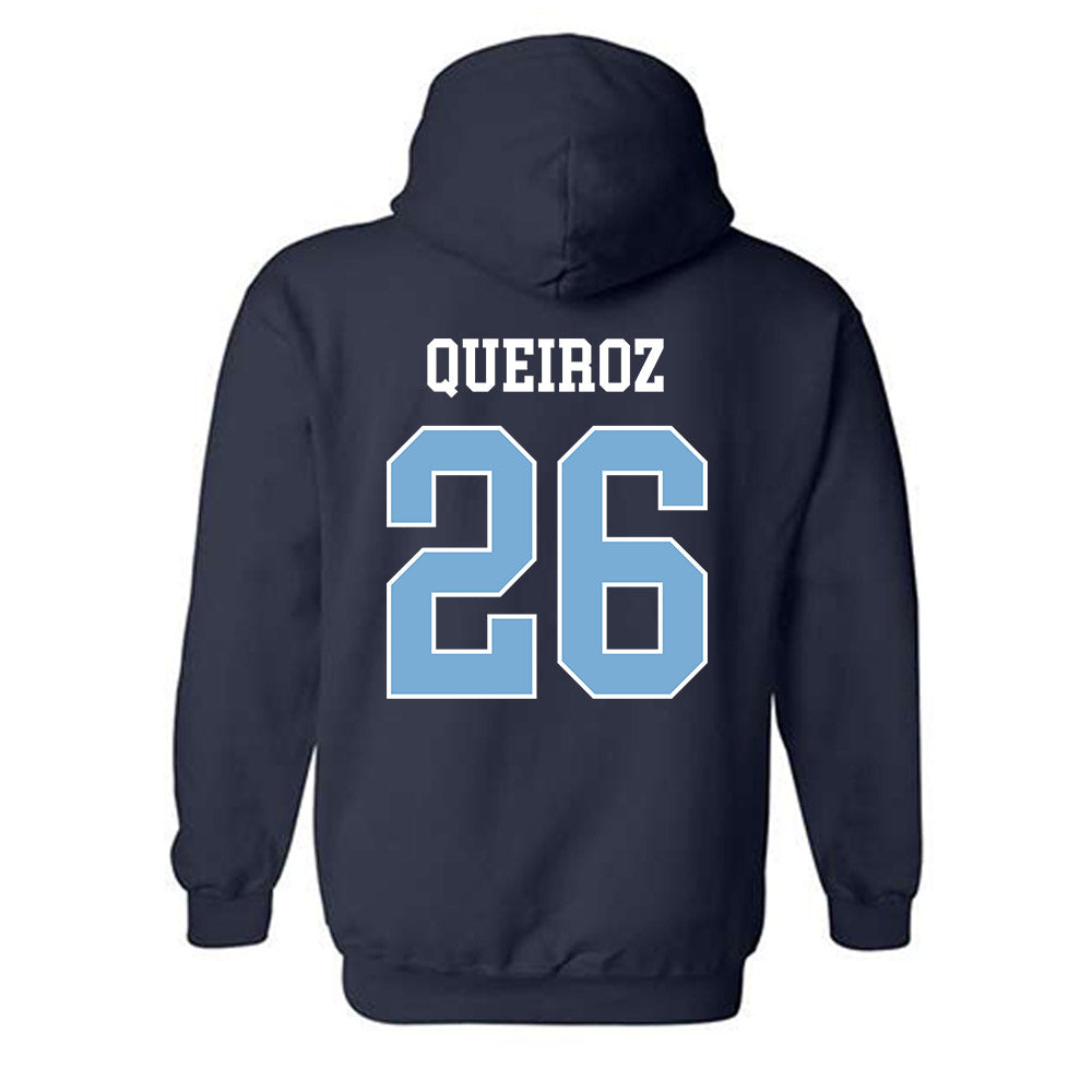 UNC - NCAA Women's Basketball : Taissa Queiroz - Classic Shersey Hooded Sweatshirt-1