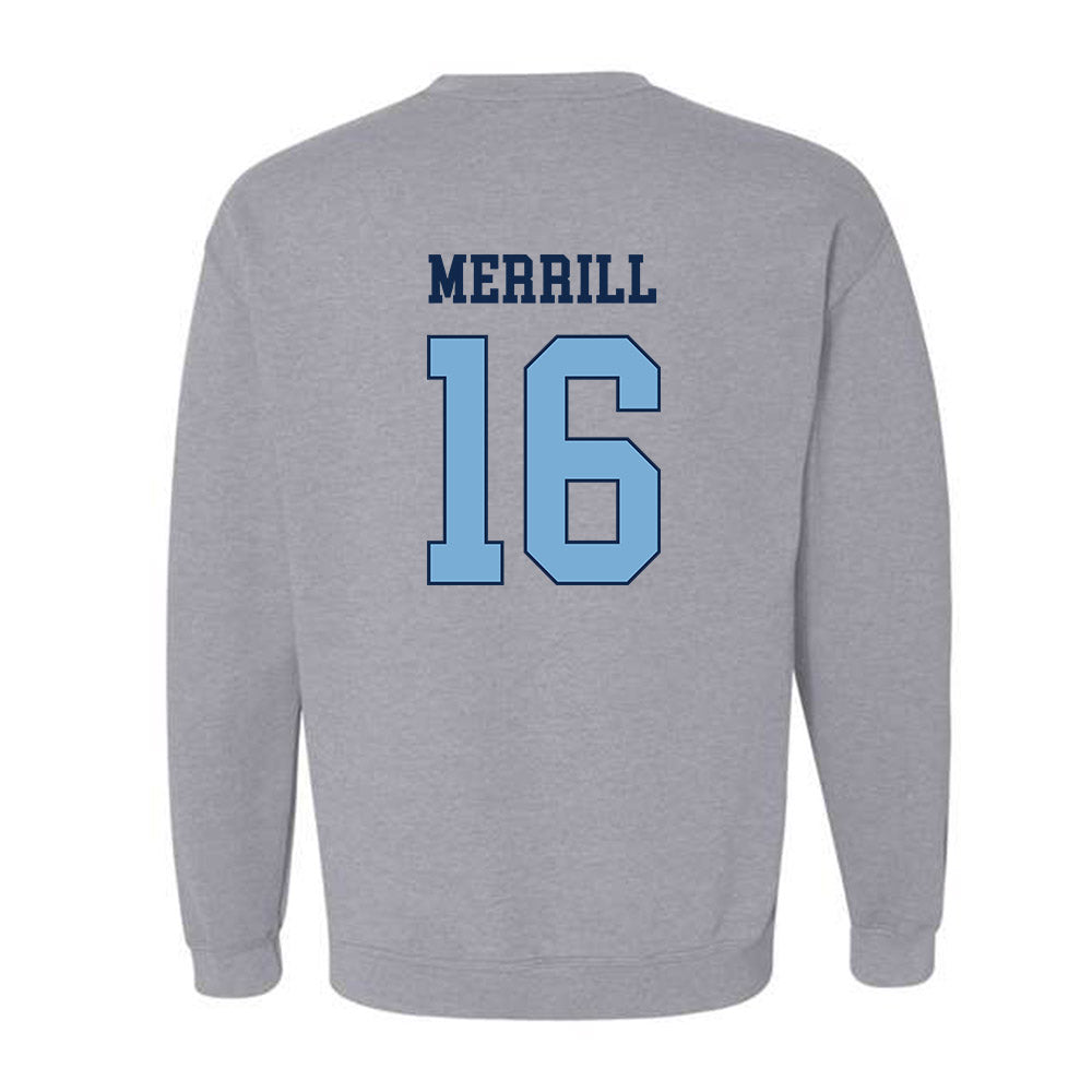 UNC - NCAA Men's Lacrosse : Gary Merrill - Classic Shersey Crewneck Sweatshirt-1