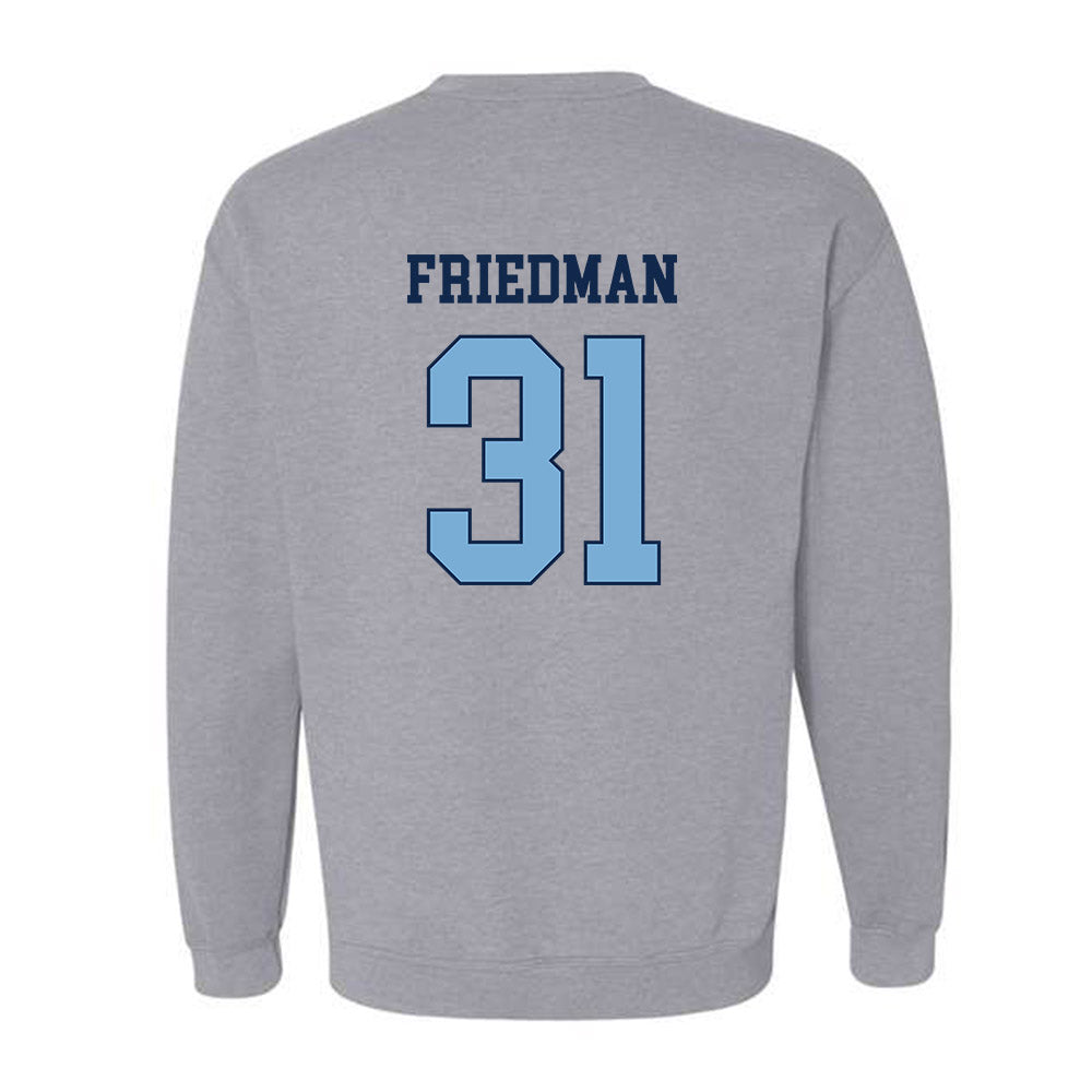UNC - NCAA Men's Lacrosse : Caswell Friedman - Classic Shersey Crewneck Sweatshirt-1