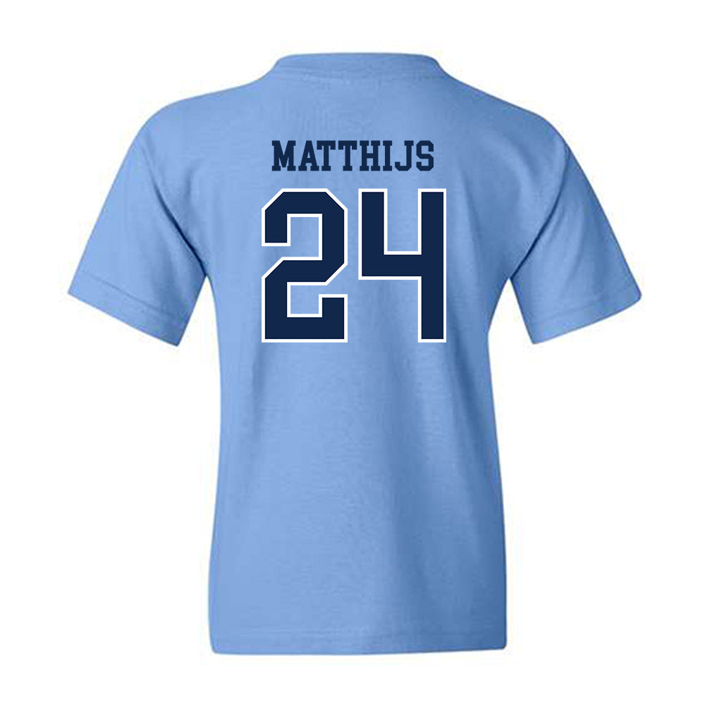 UNC - NCAA Baseball : Matthew Matthijs - Classic Shersey Youth T-Shirt-1