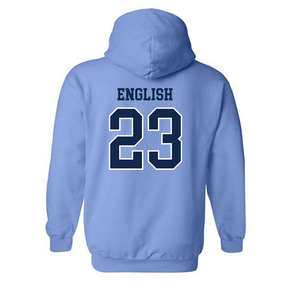 UNC - NCAA Men's Lacrosse : Ty English - Classic Shersey Hooded Sweatshirt