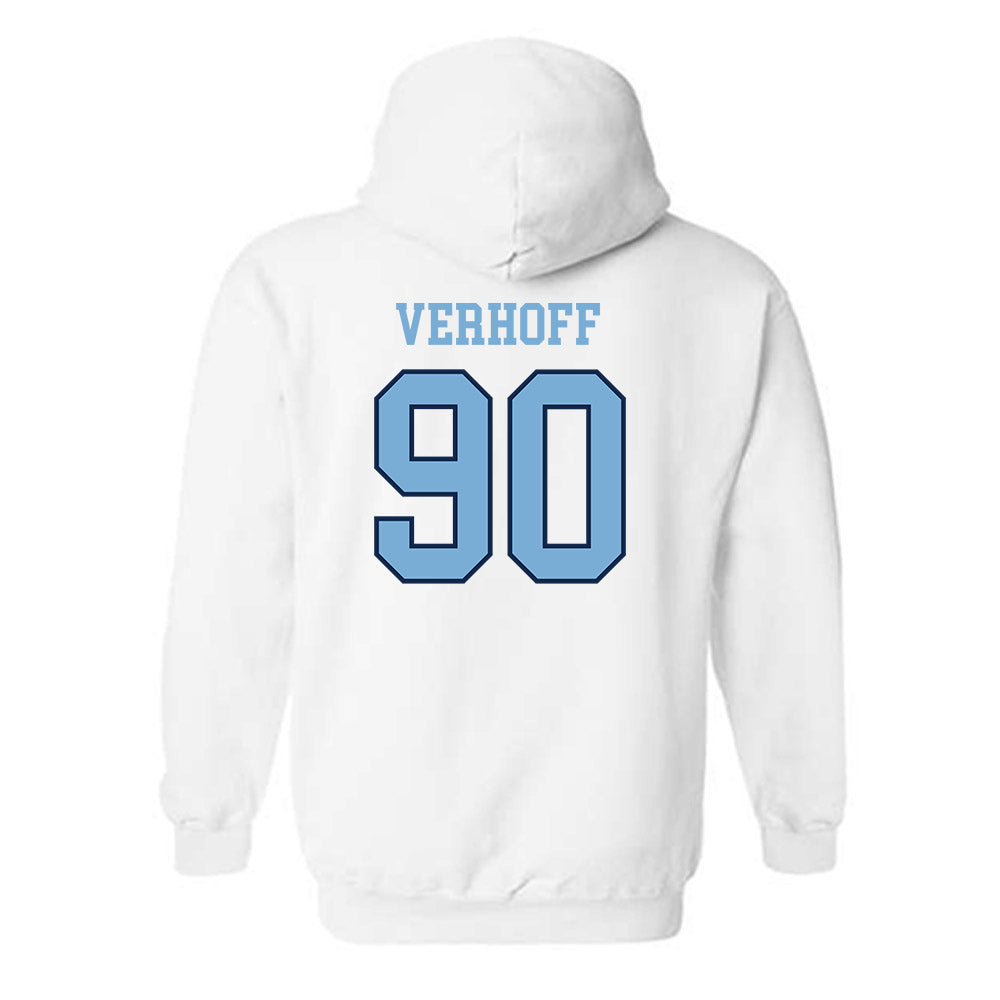 UNC - NCAA Football : Rece Verhoff - Classic Shersey Hooded Sweatshirt-1
