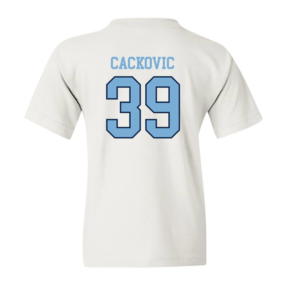 UNC - NCAA Baseball : Jake Cackovic - Classic Shersey Youth T-Shirt-1