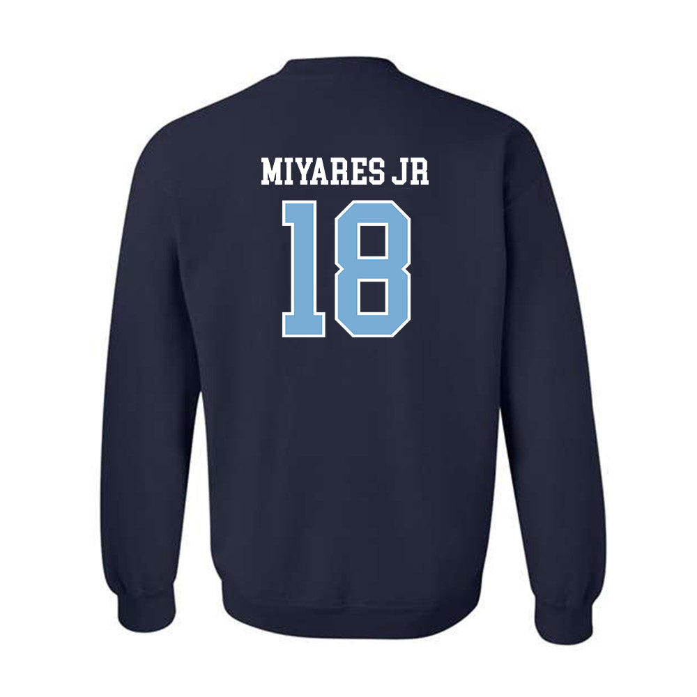 UNC - NCAA Football : Andres Miyares Jr - Sports Shersey Crewneck Sweatshirt-1