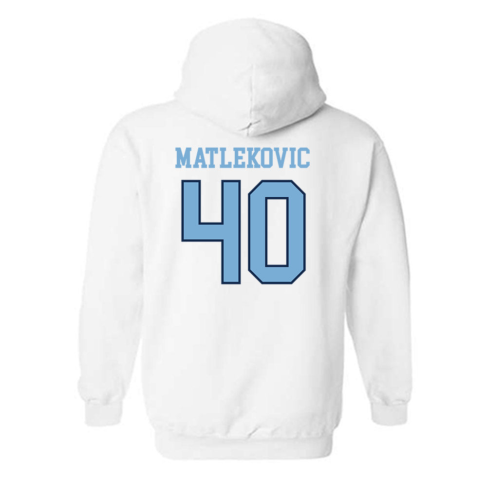 UNC - NCAA Men's Basketball : Ivan Matlekovic - Sports Shersey Hooded Sweatshirt-1