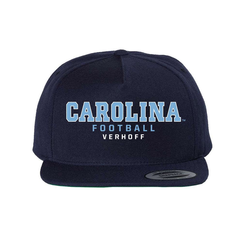 UNC - NCAA Football : Rece Verhoff - Snapback Hat-0