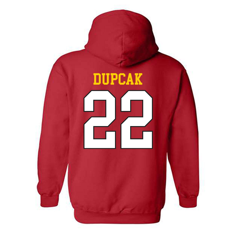 Maryland - NCAA Women's Lacrosse : Lexi Dupcak - Classic Shersey Hooded Sweatshirt-1