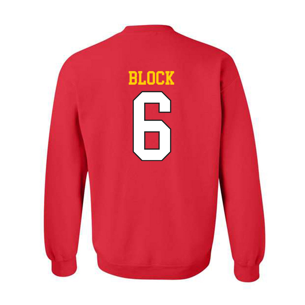 Maryland - NCAA Women's Lacrosse : Keeley Block - Classic Shersey Crewneck Sweatshirt-1