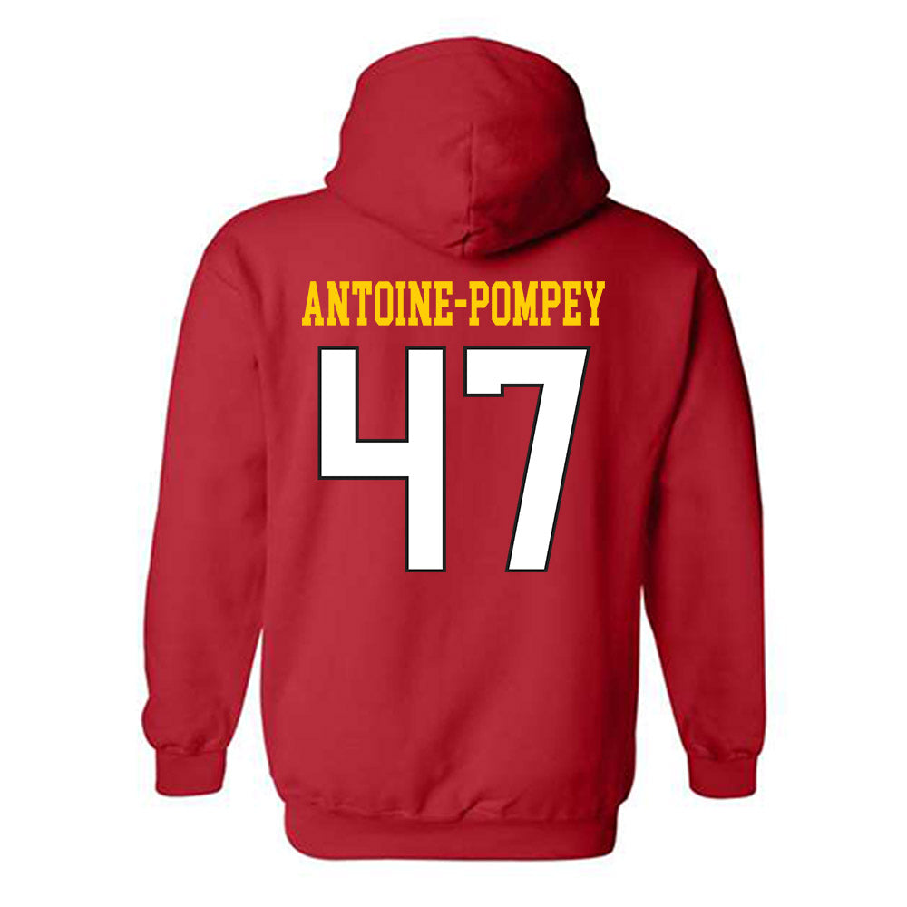 Maryland - NCAA Football : Sebastian Antoine-Pompey - Classic Shersey Hooded Sweatshirt