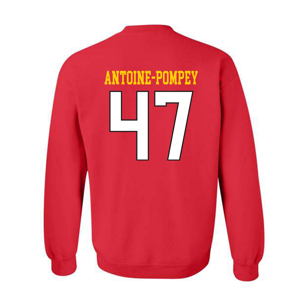 Maryland - NCAA Football : Sebastian Antoine-Pompey - Classic Shersey Crewneck Sweatshirt
