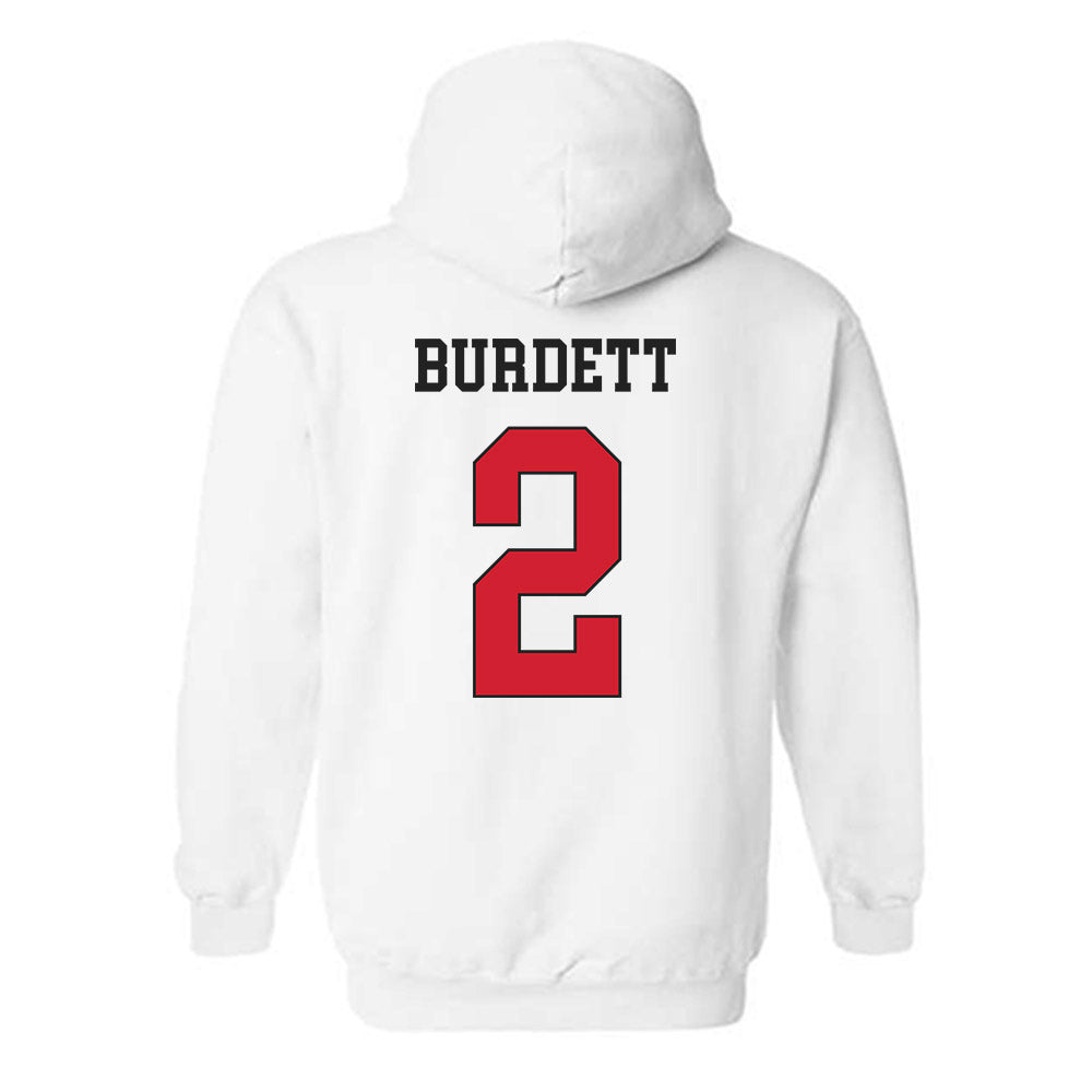 Maryland - NCAA Men's Soccer : Luke Burdett - Classic Shersey Hooded Sweatshirt-1