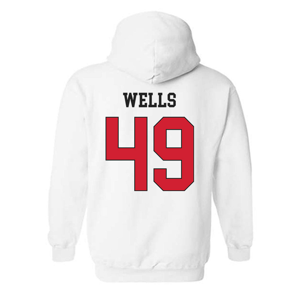 Maryland - NCAA Football : Chris Wells - Classic Shersey Hooded Sweatshirt-1