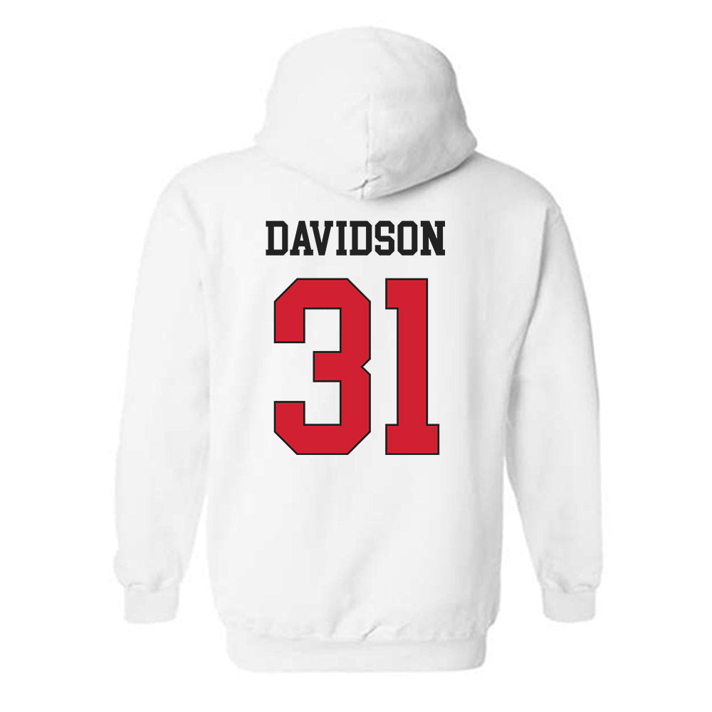 Maryland - NCAA Men's Lacrosse : Trace Davidson - Classic Shersey Hooded Sweatshirt-1