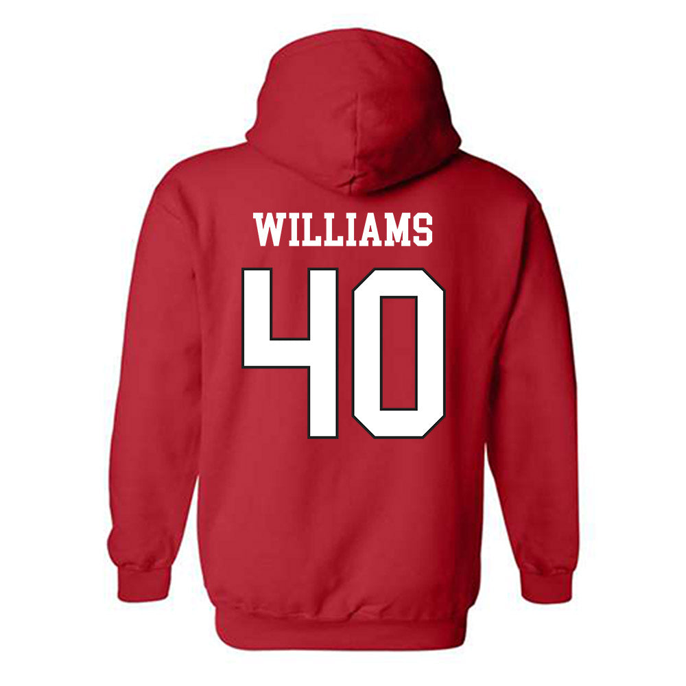 Maryland - NCAA Women's Basketball : Breanna Williams - Classic Shersey Hooded Sweatshirt-1