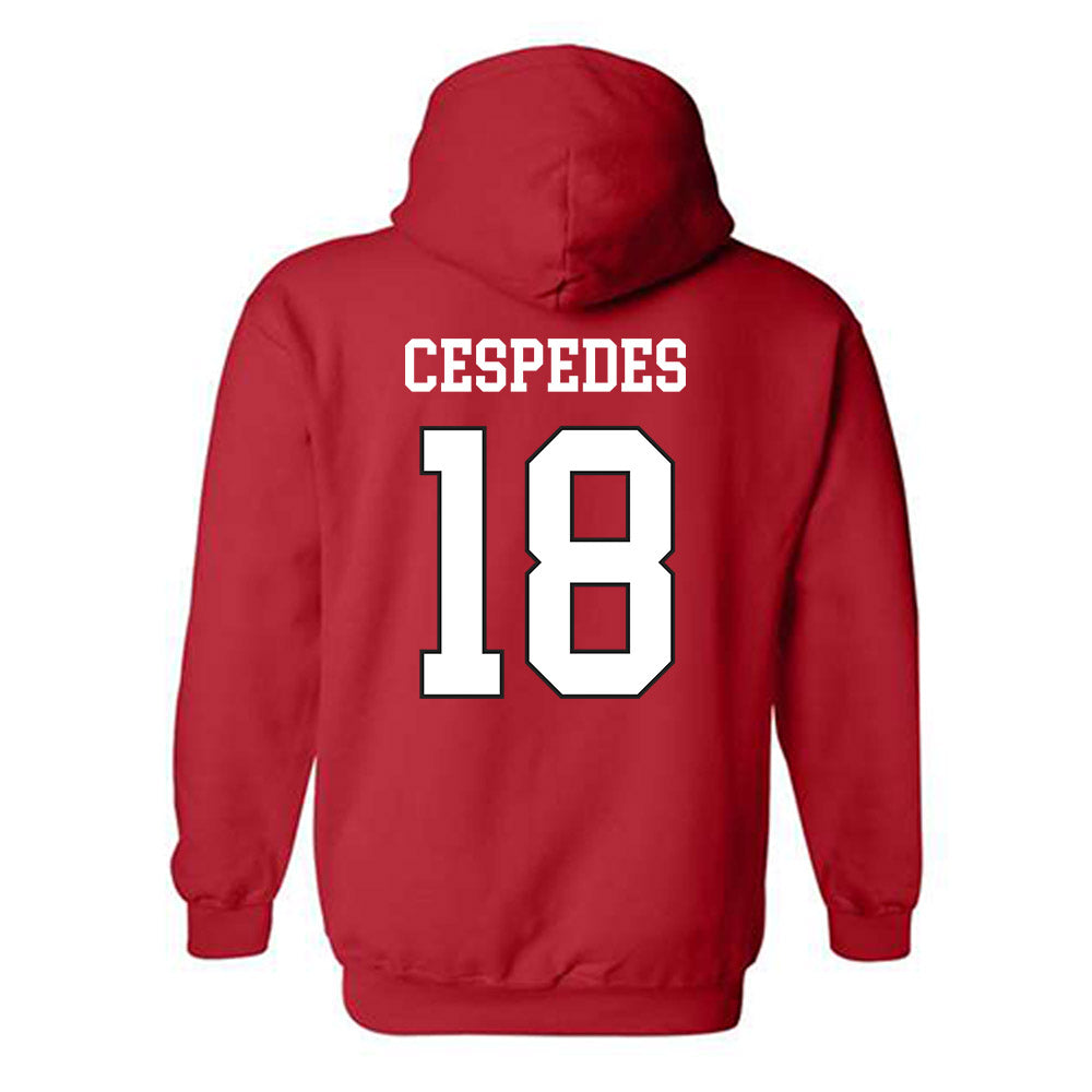 Maryland - NCAA Baseball : Cristofer Cespedes - Classic Shersey Hooded Sweatshirt-1
