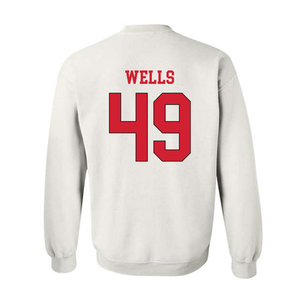 Maryland - NCAA Football : Chris Wells - Classic Shersey Crewneck Sweatshirt-1