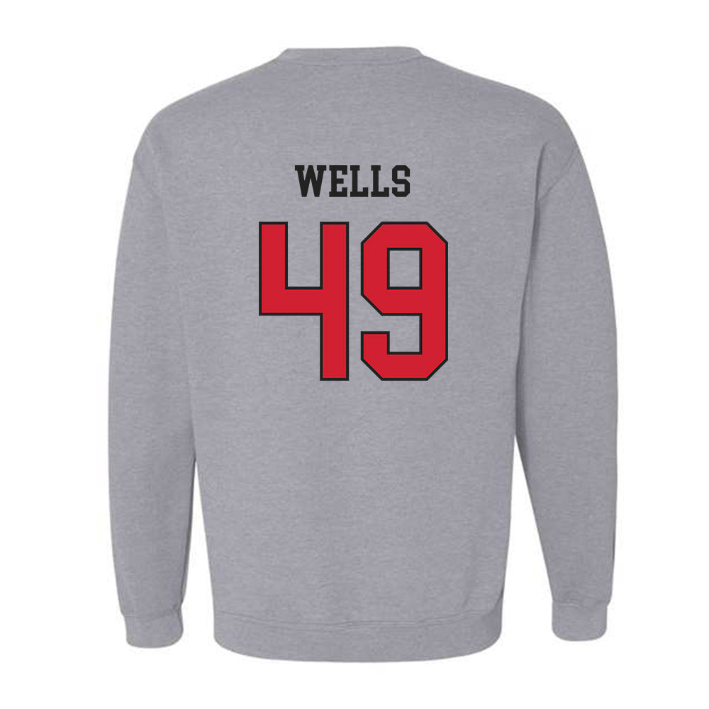 Maryland - NCAA Football : Chris Wells - Classic Shersey Crewneck Sweatshirt-1