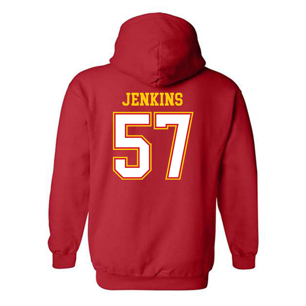 Maryland - NCAA Football : Bryce Jenkins - Sports Shersey Hooded Sweatshirt-1