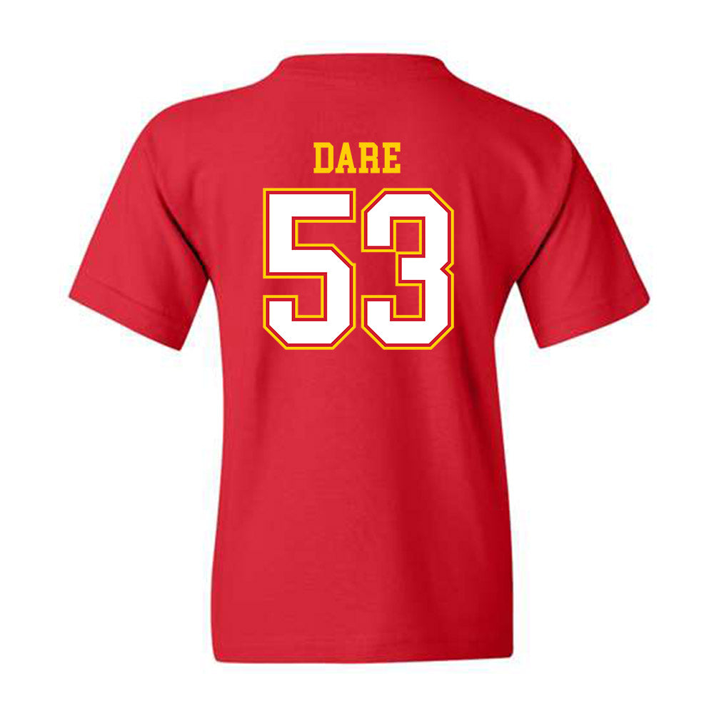 Maryland - NCAA Football : Akindele Dare - Sports Shersey Youth T-Shirt
