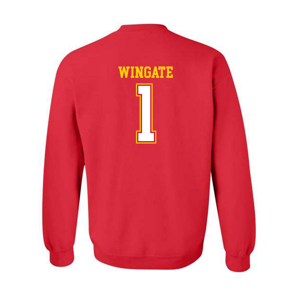 Maryland - NCAA Football : Daniel Wingate - Sports Shersey Crewneck Sweatshirt-1