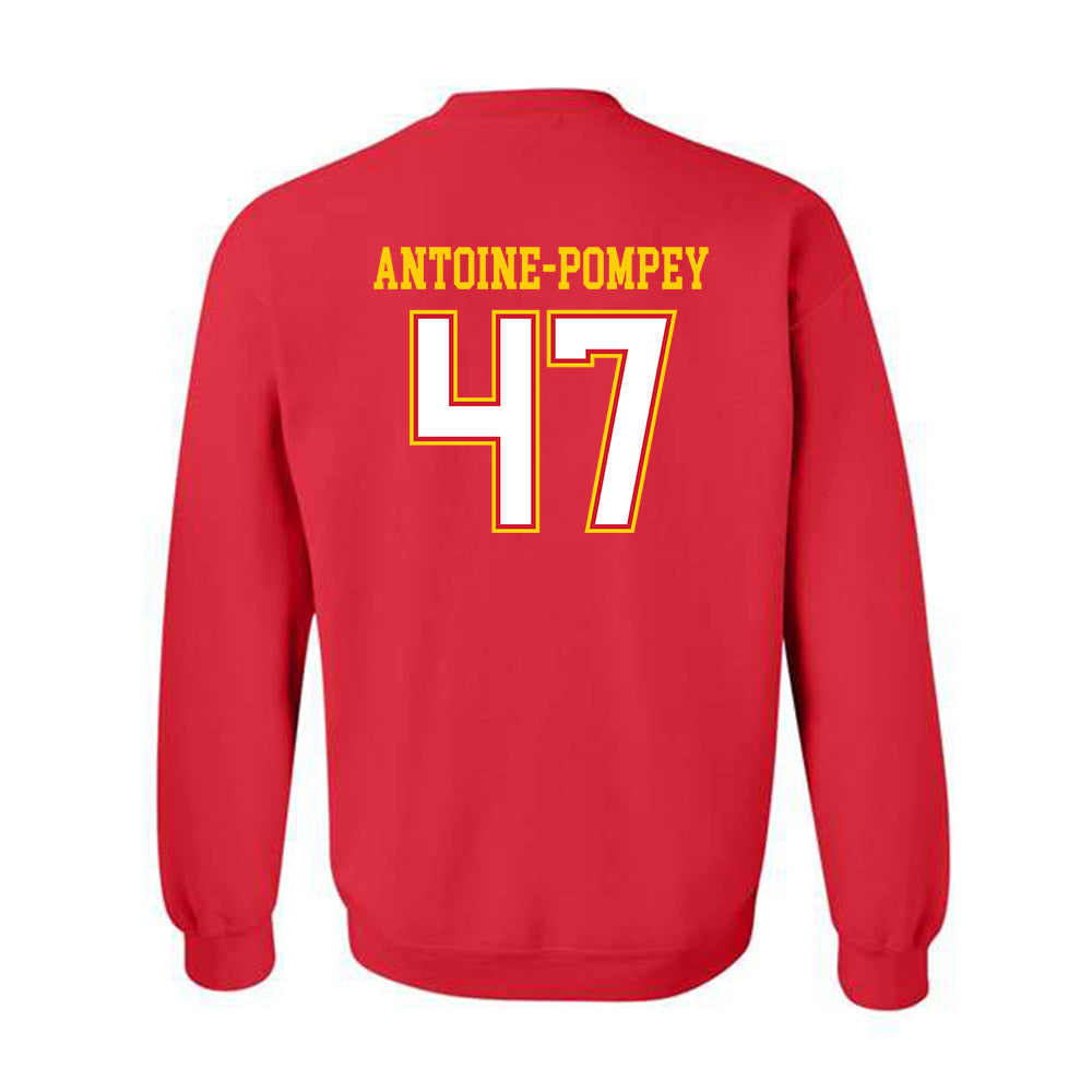 Maryland - NCAA Football : Sebastian Antoine-Pompey - Sports Shersey Crewneck Sweatshirt