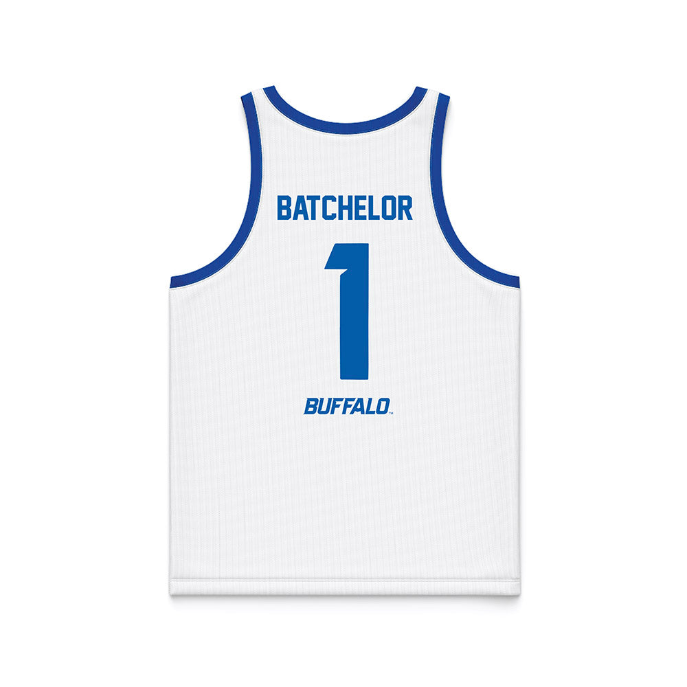 Buffalo - NCAA Men's Basketball : Noah Batchelor - White Basketball Jersey