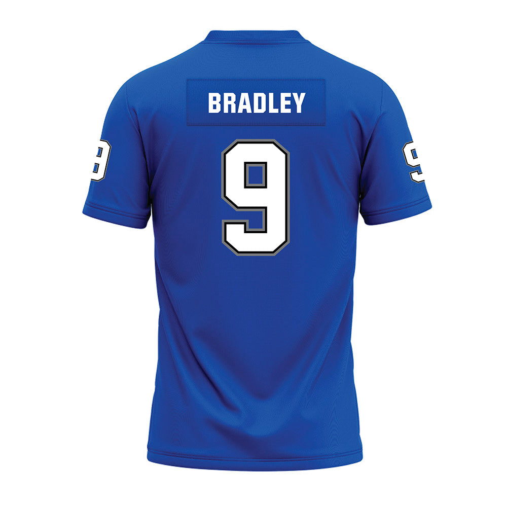 Buffalo - NCAA Football : Keontez Bradley - Blue Premium Football Jersey-1