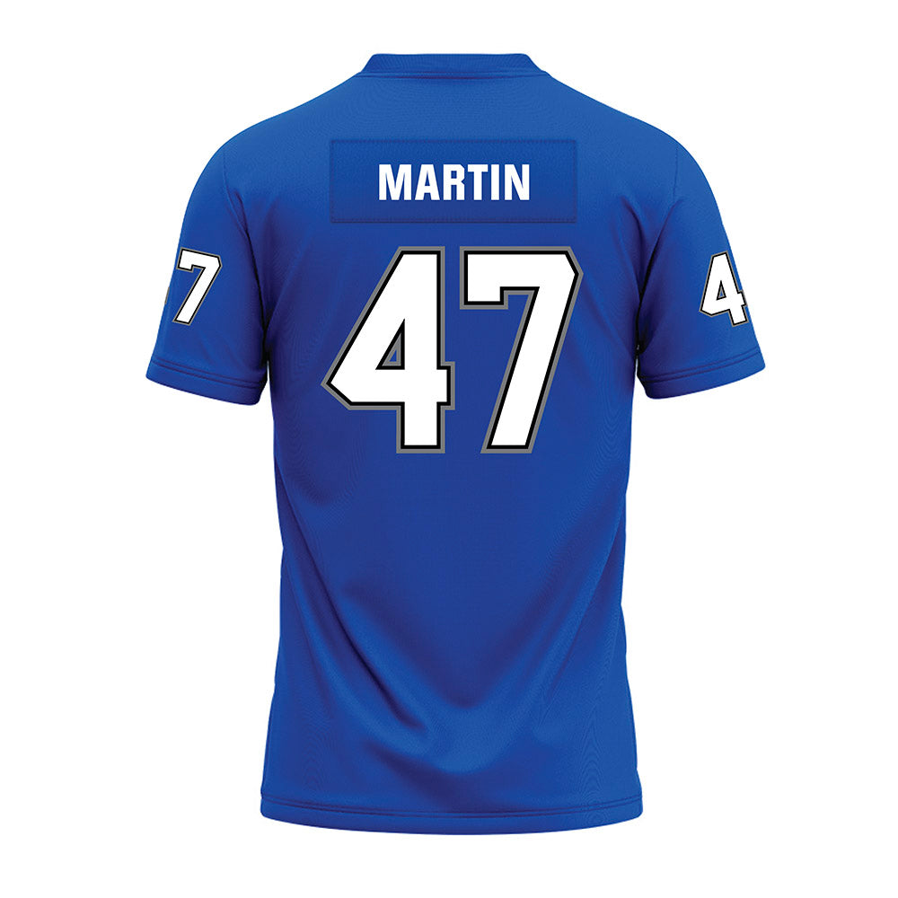 Buffalo - NCAA Football : Christopher Martin - Blue Premium Football Jersey