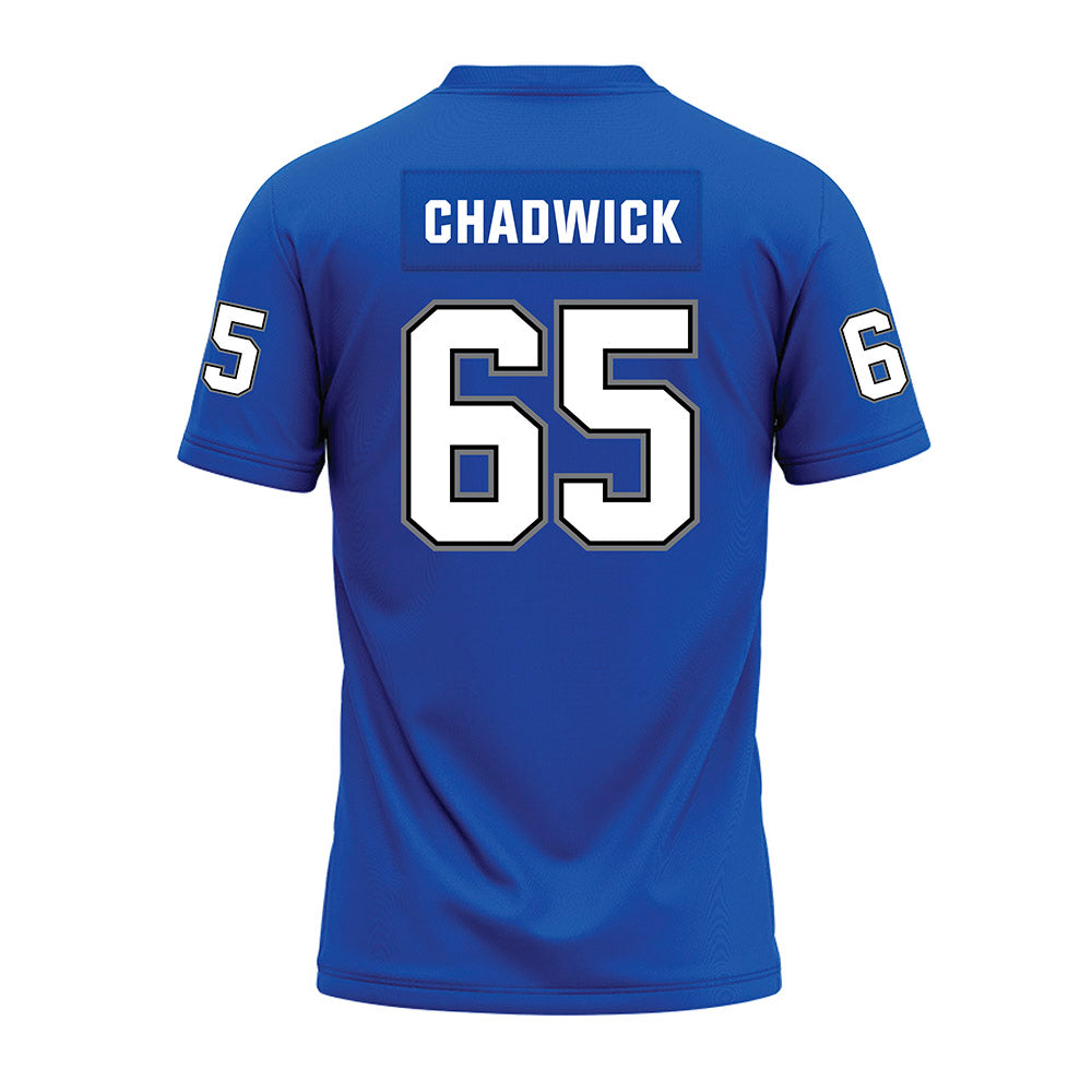 Buffalo - NCAA Football : Chayce Chadwick - Blue Premium Football Jersey